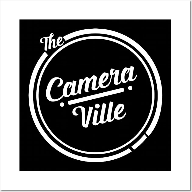 TheCameravilleWhiteLogo Wall Art by TheCameraville